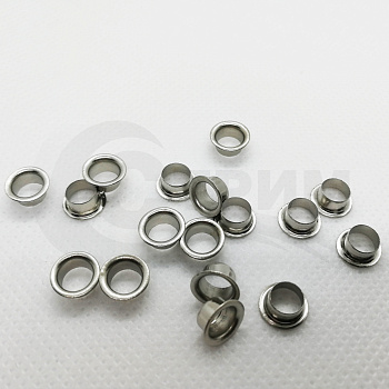 Люверсы Серебро d-4 mm. (уп.-1000шт.+/-10%)