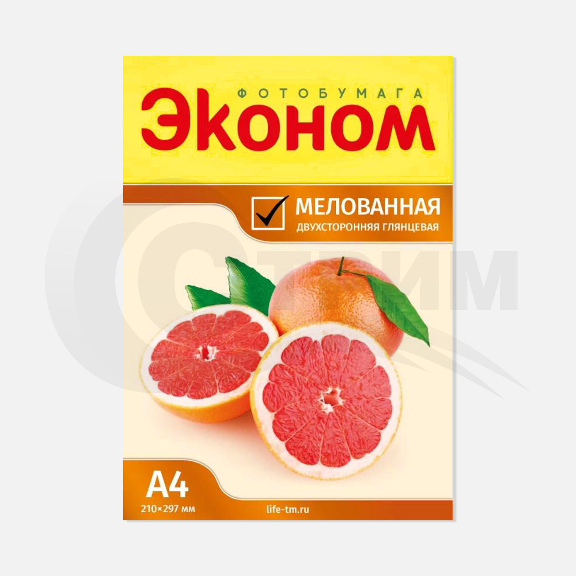 Фотобумага Эконом мелован. глянец 2_ст 140г_A4_50л